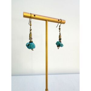 Vintage Turquoise Bead Earrings